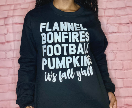 Flannel Sweatshirt