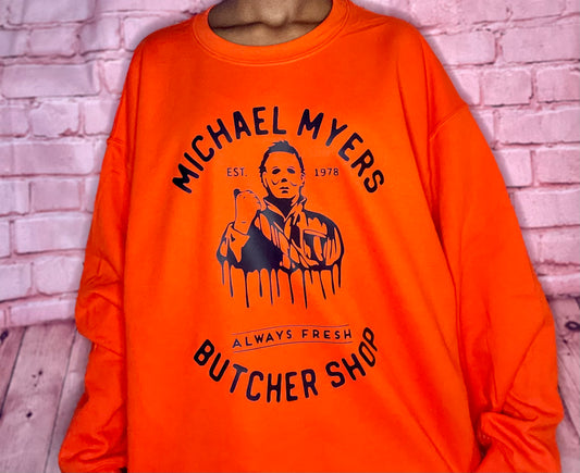 Michael Myers Butcher Shop Sweatshirt